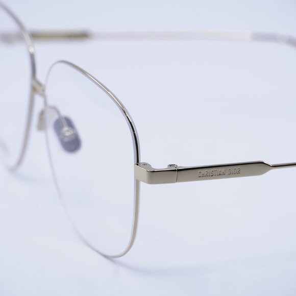 Dior ULTRADIORO A1U A000 Eyeglasses Gold 57mm Aviator Frame - Picture 2 of 11